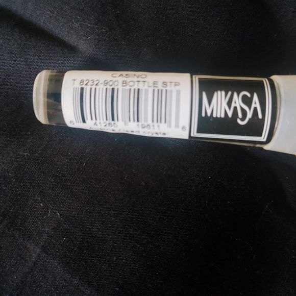 Mikasa Crystal Bottle Stopper Casino Dice Austria NEW - Picture 4 of 4